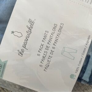 The Peanutshell 5 Pack Baby Pants - Blue